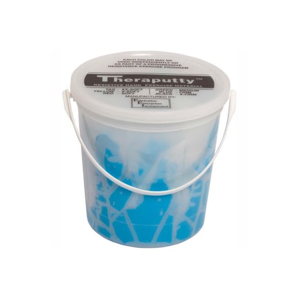 TheraPutty Plus Antimicrobial Exercise Putty, Blue, 5 Pound, Firm